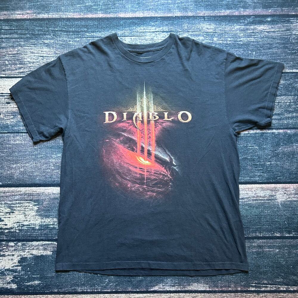 DIABLO REBORN Gamestop Video Game Promo T-Shirt